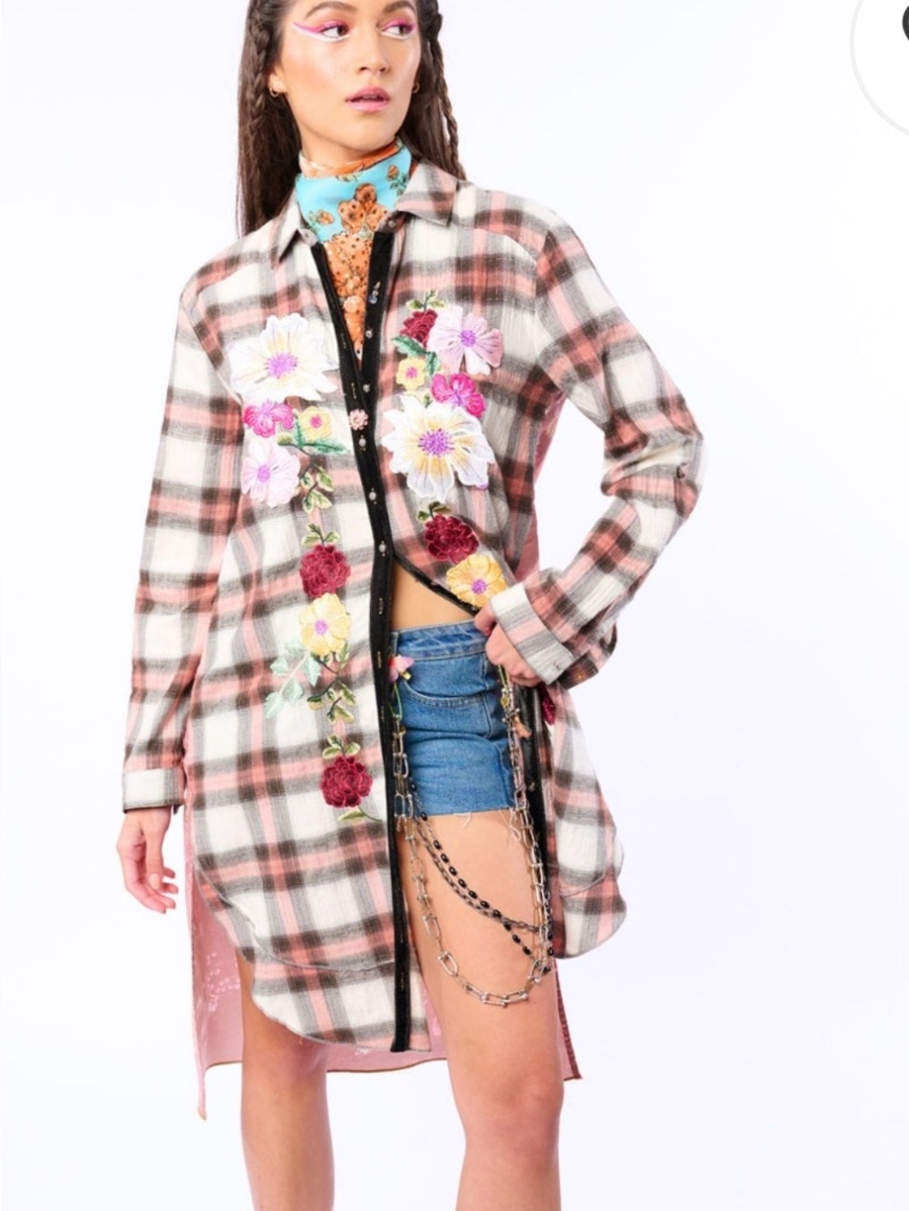 Aratta Annabel Embroidered Tunic NWT